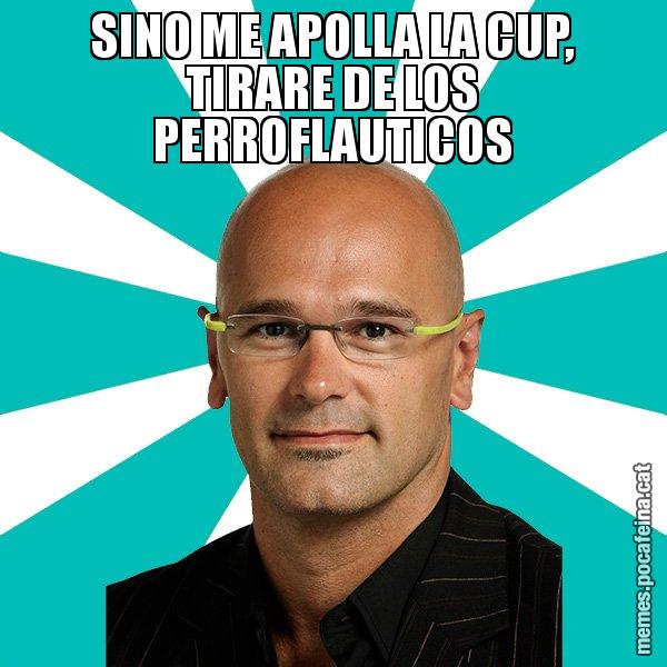 SINO ME APOLLA LA CUP, TIRARE DE LOS PERROFLAUTICOS - Raül Romeva - 27S