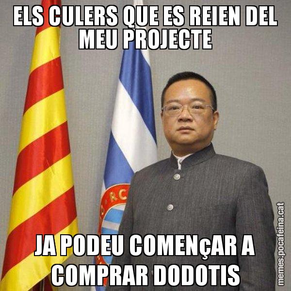 ELS CULERS QUE ES REIEN DEL MEU PROJECTE JA PODEU COMENçAR A COMPRAR DODOTIS - Chen Yansheng