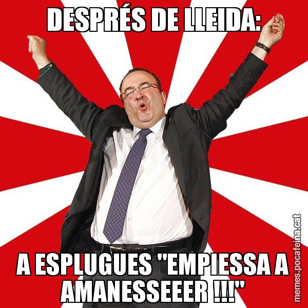 DESPRÉS DE LLEIDA: A ESPLUGUES "EMPIESSA A AMANESSEEER !!!" - Miquel Iceta - 27S