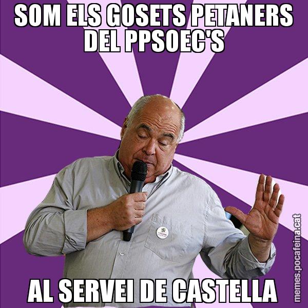 SOM ELS GOSETS PETANERS DEL PPSOEC'S AL SERVEI DE CASTELLA - Lluís Rabell - 27S