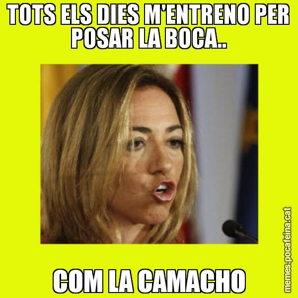 TOTS ELS DIES M'ENTRENO PER POSAR LA BOCA.. COM LA CAMACHO