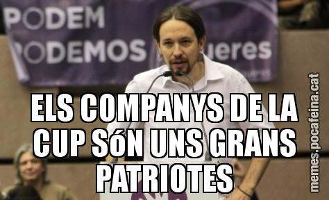 ELS COMPANYS DE LA CUP SóN UNS GRANS PATRIOTES