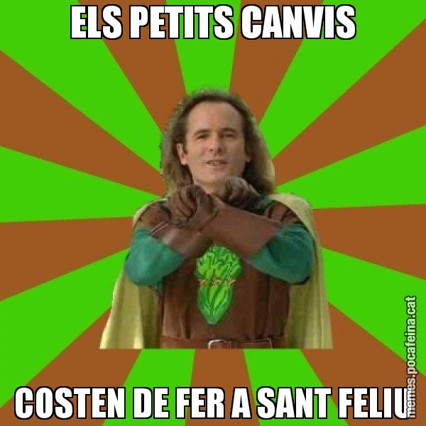 ELS PETITS CANVIS COSTEN DE FER A SANT FELIU - Capità Enciam