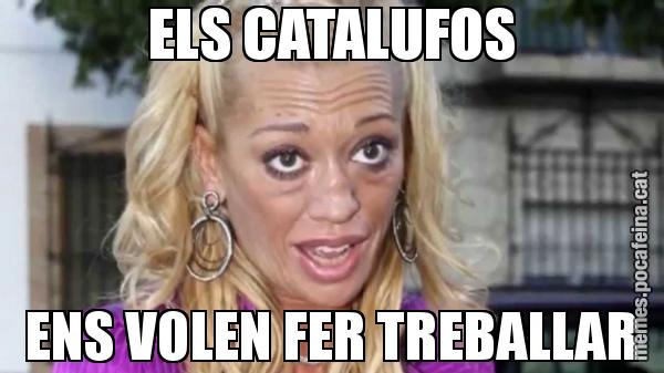 ELS CATALUFOS ENS VOLEN FER TREBALLAR