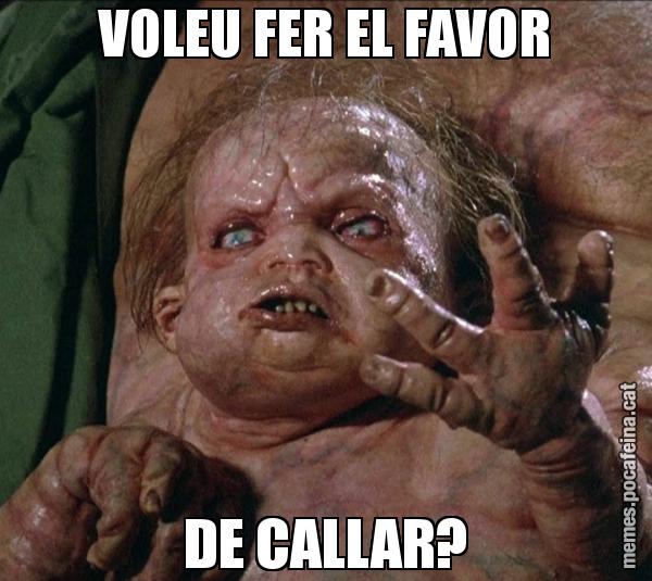 VOLEU FER EL FAVOR DE CALLAR?