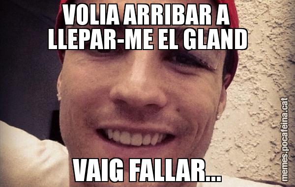 VOLIA ARRIBAR A LLEPAR-ME EL GLAND VAIG FALLAR...