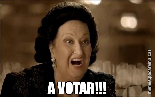 A VOTAR!!! - Montserrat Caballé