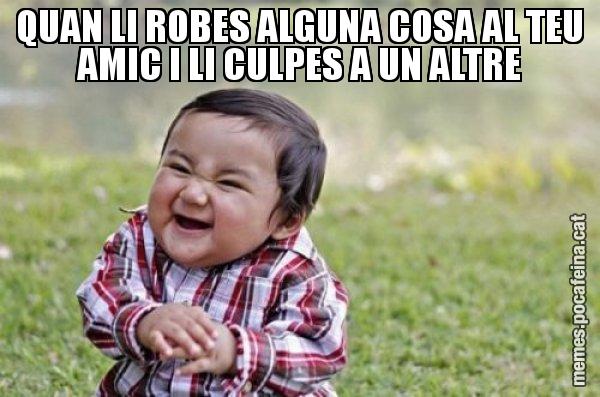QUAN LI ROBES ALGUNA COSA AL TEU AMIC I LI CULPES A UN ALTRE - El diabòlic nen asiàtic