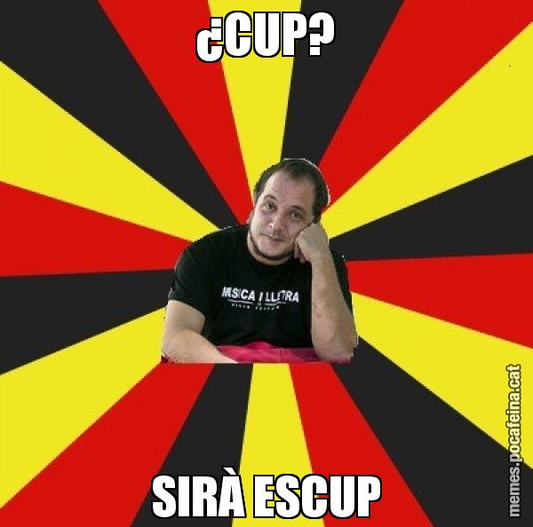 ¿CUP? SIRÀ ESCUP - David Fernàndez