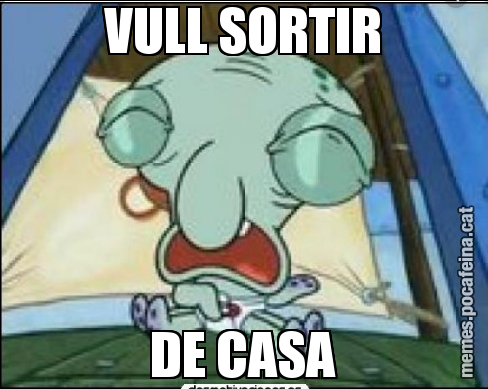 VULL SORTIR DE CASA
