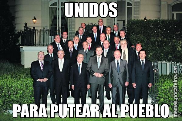 UNIDOS PARA PUTEAR AL PUEBLO