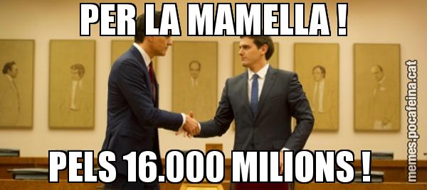 PER LA MAMELLA ! PELS 16.000 MILIONS !