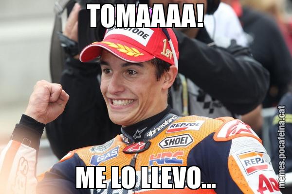TOMAAAA! ME LO LLEVO...