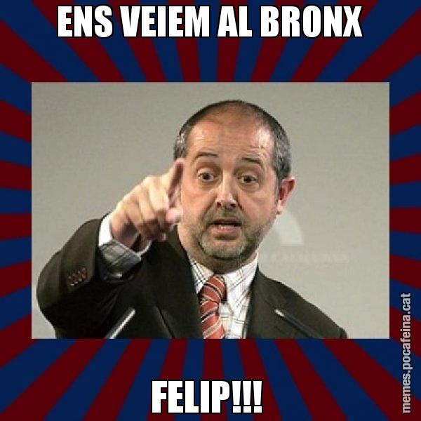 ENS VEIEM AL BRONX FELIP!!! - Felip Puig