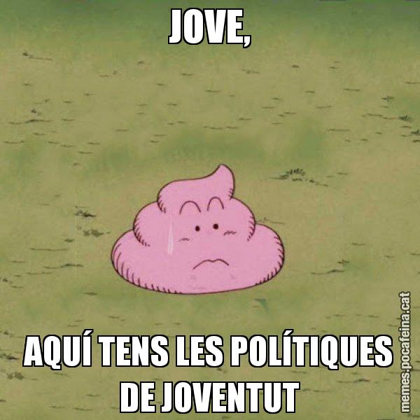 JOVE, AQUÍ TENS LES POLÍTIQUES DE JOVENTUT - Caca