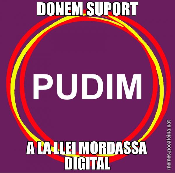 DONEM SUPORT A LA LLEI MORDASSA DIGITAL