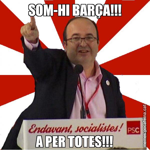 SOM-HI BARÇA!!! A PER TOTES!!! - Miquel Iceta