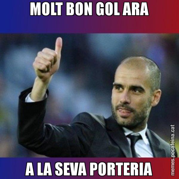 MOLT BON GOL ARA A LA SEVA PORTERIA - Pep Guardiola
