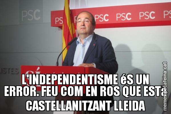 L'INDEPENDENTISME éS UN ERROR. FEU COM EN ROS QUE ESTà CASTELLANITZANT LLEIDA