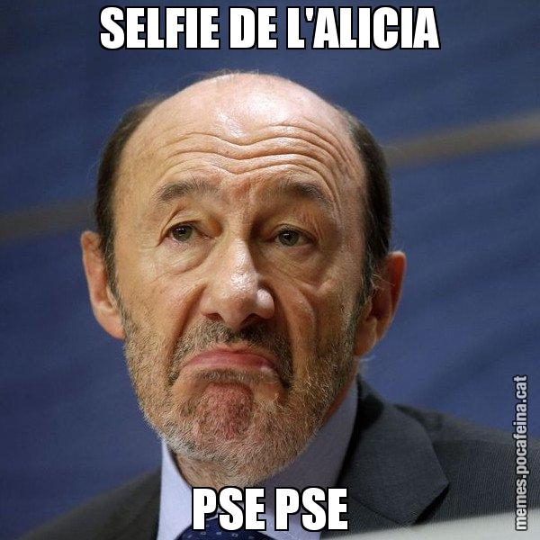 SELFIE DE L'ALICIA PSE PSE - Rubalcaba