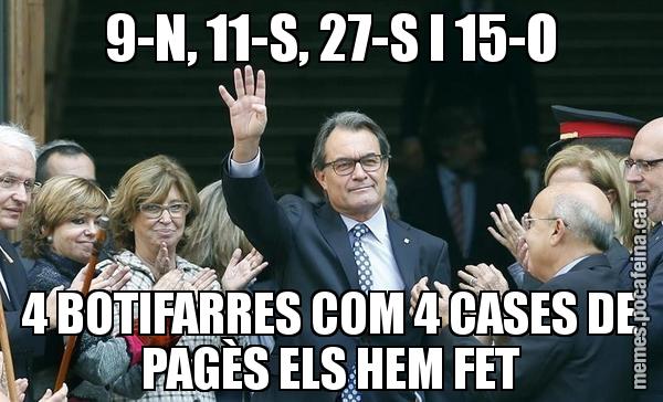 9-N, 11-S, 27-S I 15-O 4 BOTIFARRES COM 4 CASES DE PAGÈS ELS HEM FET