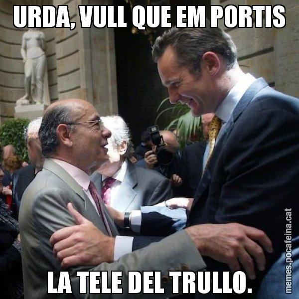 URDA, VULL QUE EM PORTIS LA TELE DEL TRULLO. - Millet i Urdangarin