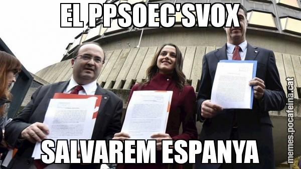 EL PPSOEC'SVOX SALVAREM ESPANYA