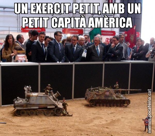 UN EXERCIT PETIT, AMB UN PETIT CAPITÀ AMÈRICA