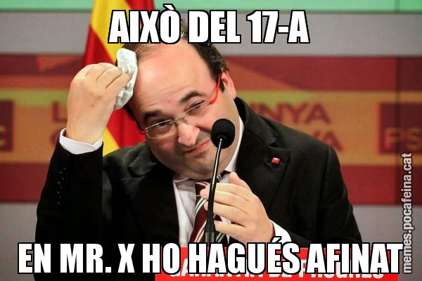 AIXÒ DEL 17-A EN MR. X HO HAGUÉS AFINAT