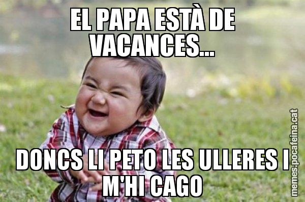 EL PAPA ESTÀ DE VACANCES... DONCS LI PETO LES ULLERES I M'HI CAGO - El diabòlic nen asiàtic