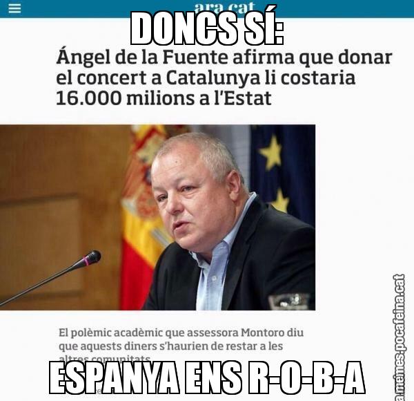 DONCS SÍ: ESPANYA ENS R-O-B-A