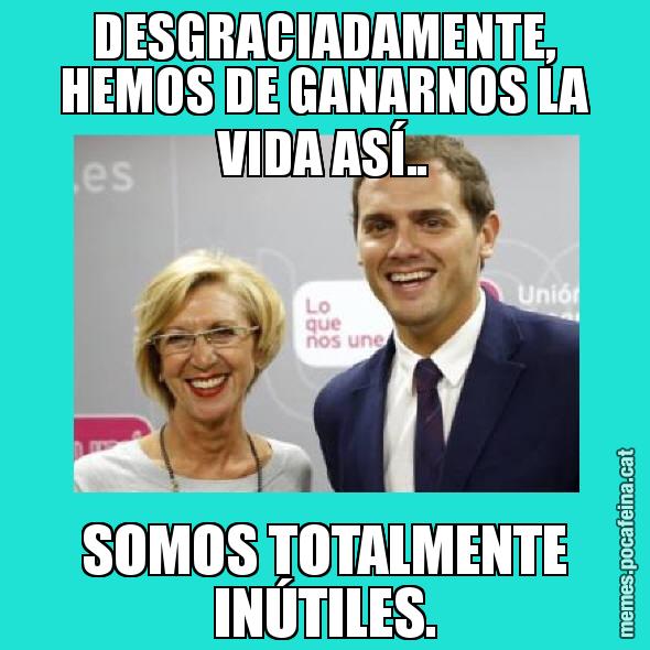 DESGRACIADAMENTE, HEMOS DE GANARNOS LA VIDA ASÍ.. SOMOS TOTALMENTE INÚTILES.