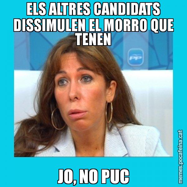 ELS ALTRES CANDIDATS DISSIMULEN EL MORRO QUE TENEN JO, NO PUC - Alícia Sánchez Camacho