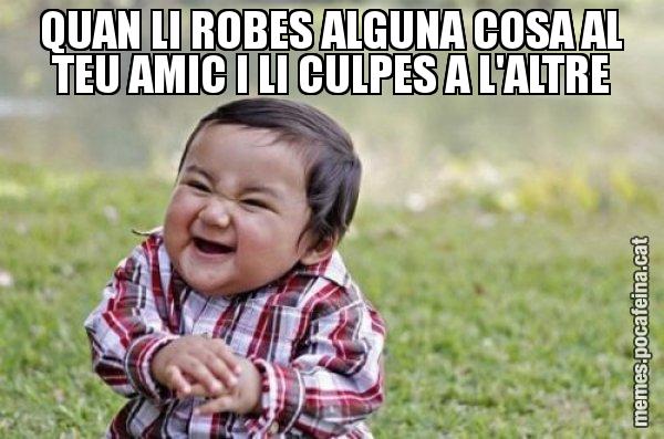 QUAN LI ROBES ALGUNA COSA AL TEU AMIC I LI CULPES A L'ALTRE - El diabòlic nen asiàtic