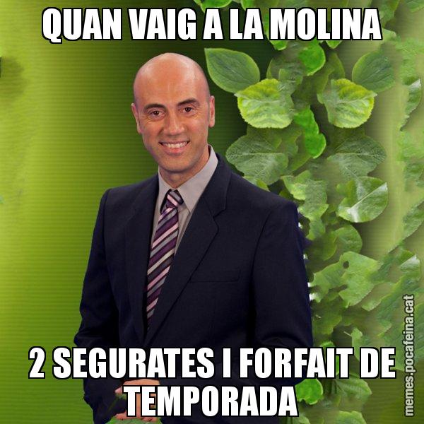 QUAN VAIG A LA MOLINA 2 SEGURATES I FORFAIT DE TEMPORADA - Tomàs Molina