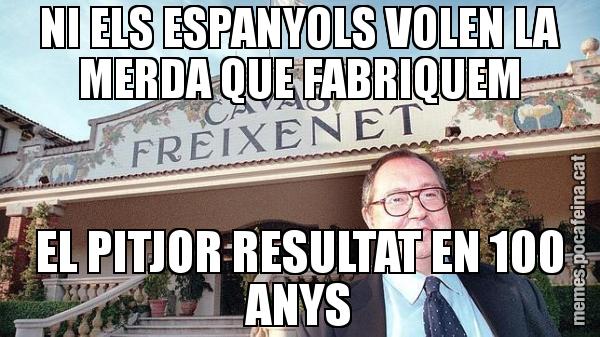 NI ELS ESPANYOLS VOLEN LA MERDA QUE FABRIQUEM EL PITJOR RESULTAT EN 100 ANYS