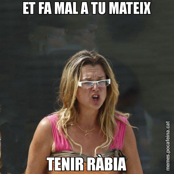 ET FA MAL A TU MATEIX TENIR RÀBIA - Anna Tarrés