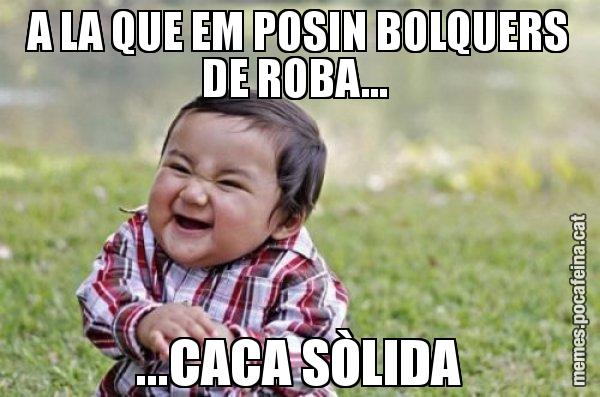 A LA QUE EM POSIN BOLQUERS DE ROBA...  ...CACA SÒLIDA - El diabòlic nen asiàtic