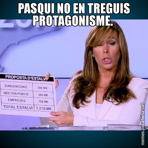 PASQUI NO EN TREGUIS PROTAGONISME. - Alícia Paper i Suma