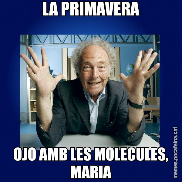 LA PRIMAVERA OJO AMB LES MOLECULES, MARIA - Eduard Punset