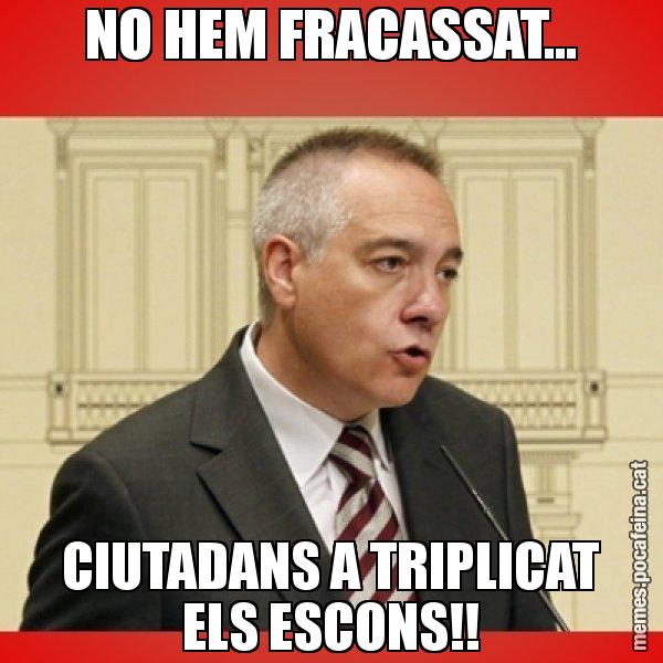 NO HEM FRACASSAT... CIUTADANS A TRIPLICAT ELS ESCONS!! - Pere Navarro