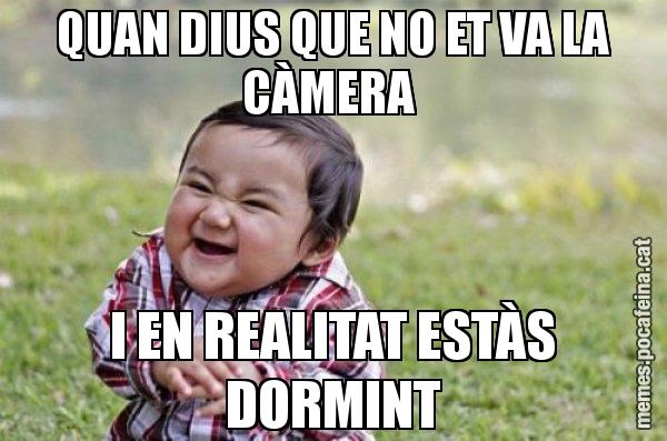 QUAN DIUS QUE NO ET VA LA CÀMERA  I EN REALITAT ESTÀS DORMINT - El diabòlic nen asiàtic