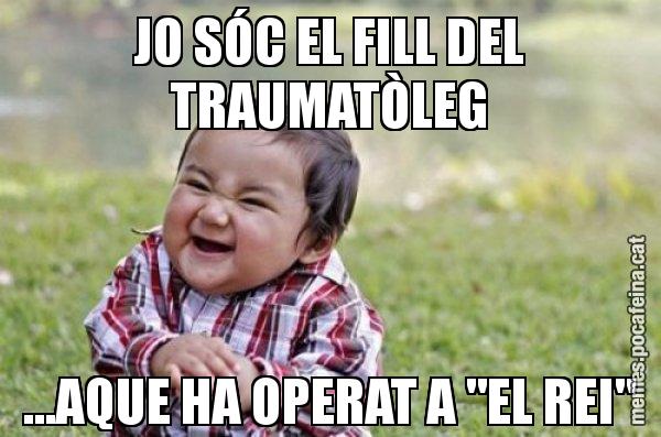 JO SÓC EL FILL DEL TRAUMATÒLEG ...AQUE HA OPERAT A "EL REI" - El diabòlic nen asiàtic