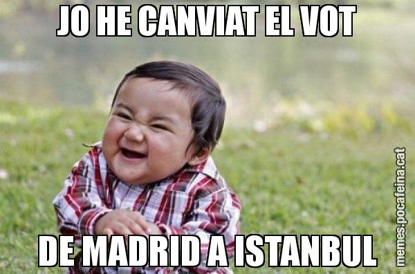 JO HE CANVIAT EL VOT DE MADRID A ISTANBUL - El diabòlic nen asiàtic