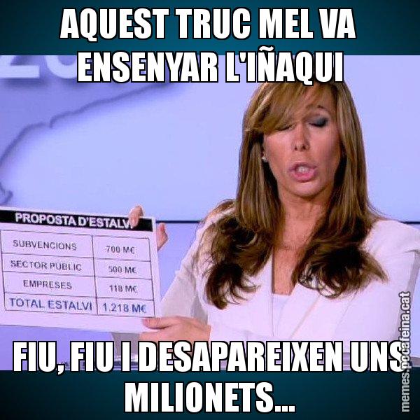 AQUEST TRUC MEL VA ENSENYAR L'IÑAQUI FIU, FIU I DESAPAREIXEN UNS MILIONETS... - Alícia Paper i Suma