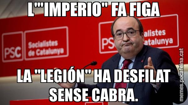 L'"IMPERIO" FA FIGA LA "LEGIÓN" HA DESFILAT SENSE CABRA.