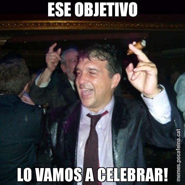 ESE OBJETIVO LO VAMOS A CELEBRAR! - Laporta de Festa