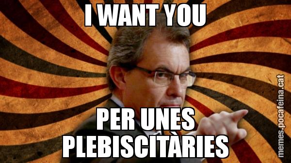I WANT YOU PER UNES PLEBISCITÀRIES