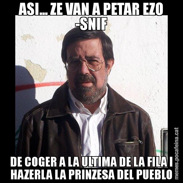 ASI... ZE VAN A PETAR EZO -SNIF DE COGER A LA ULTIMA DE LA FILA I HAZERLA LA PRINZESA DEL PUEBLO - E de Diego