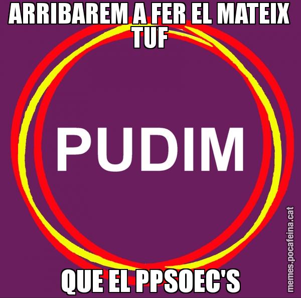 ARRIBAREM A FER EL MATEIX TUF QUE EL PPSOEC'S